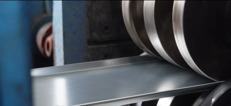 cold roll forming machine closeup
