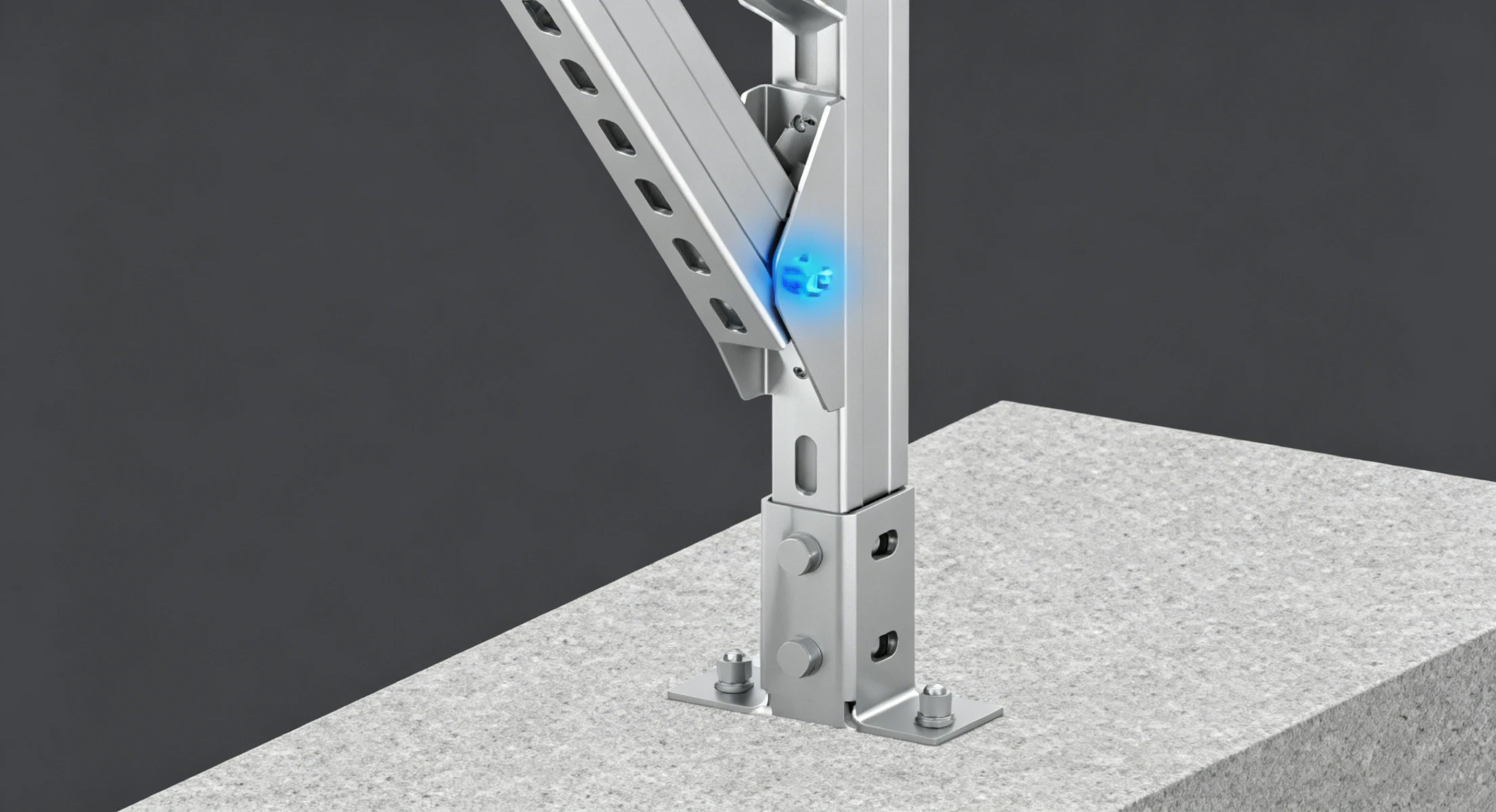 flat roof mounting installation detail 1