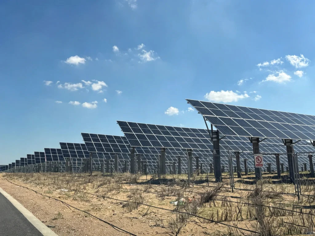 huhehaote 100mw ground mount project