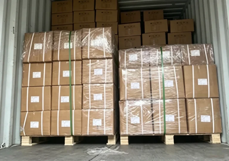 palletized product packaging