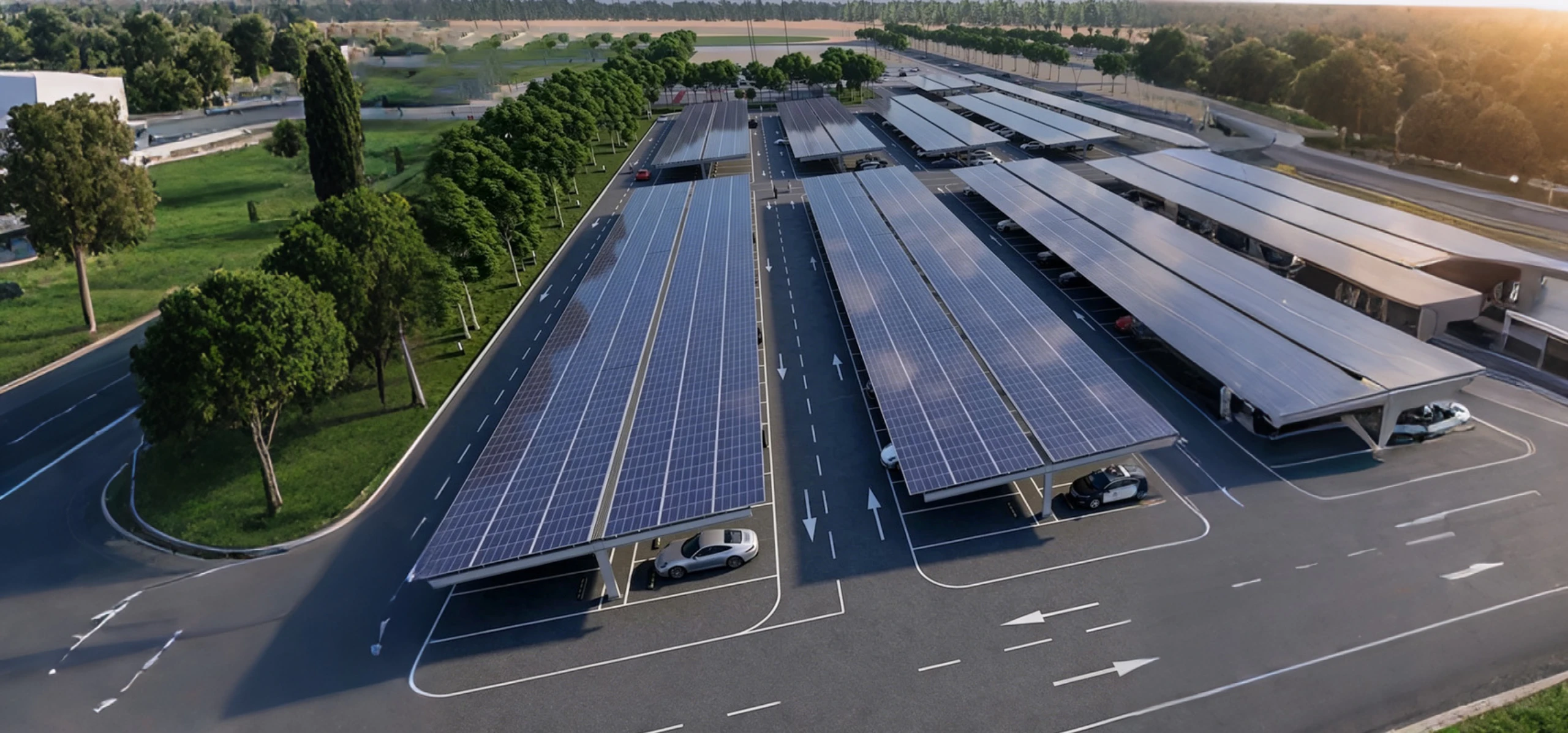 solar carport product banner