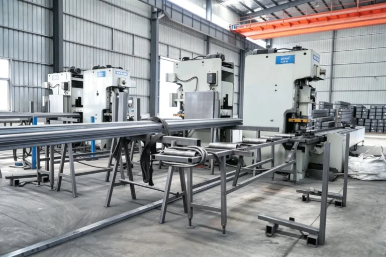 stamping press for metal components