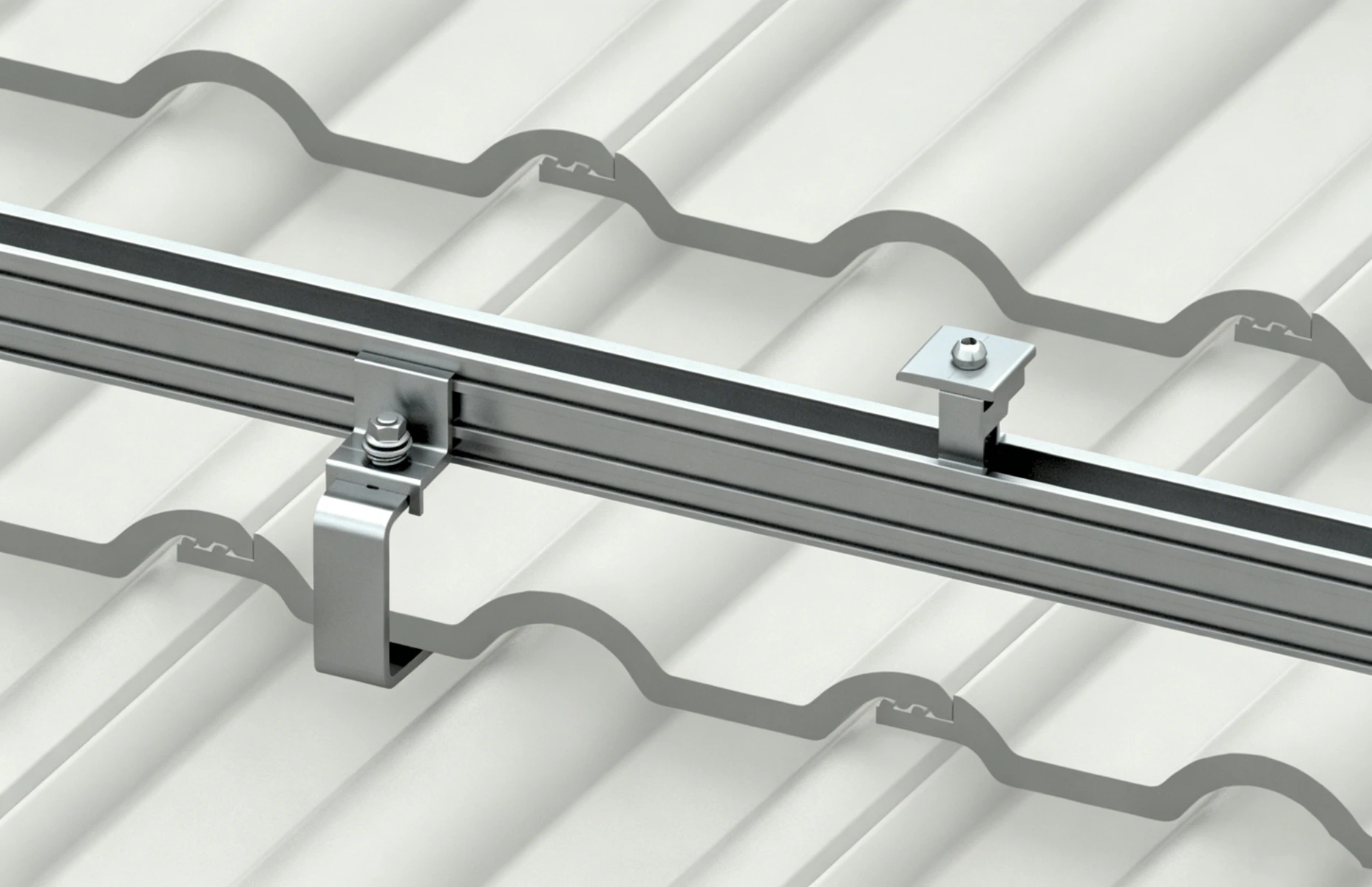 tile roof mounting installation detail