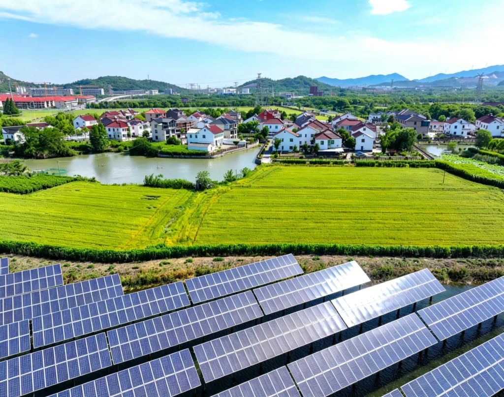 zhejiang 74.1mw agrivoltaic project