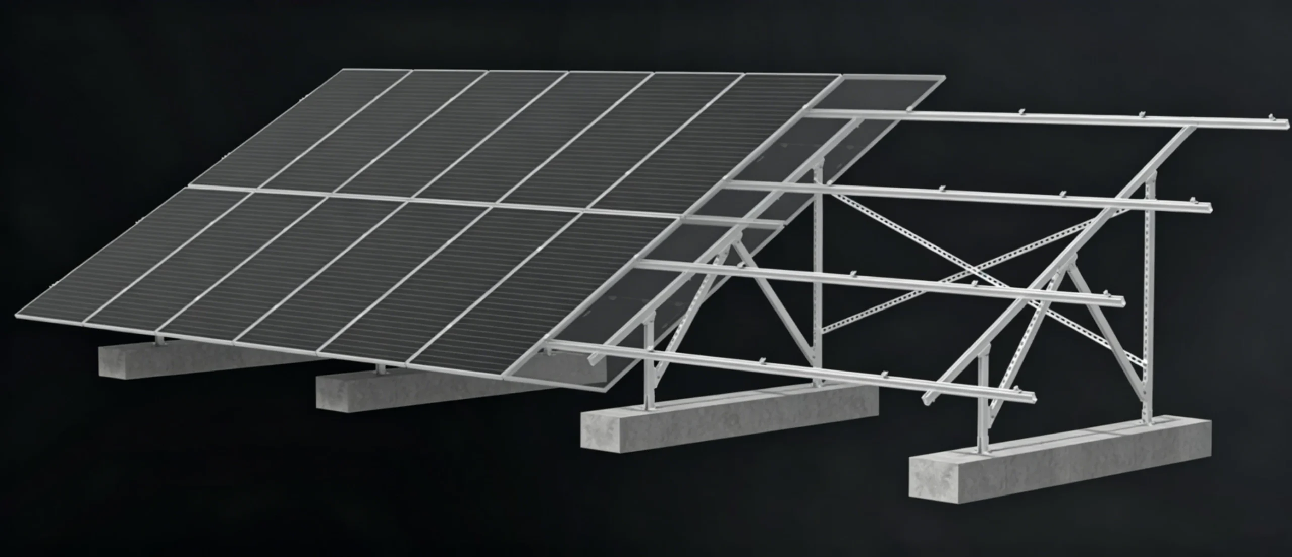 flat roof mounting installation diagram