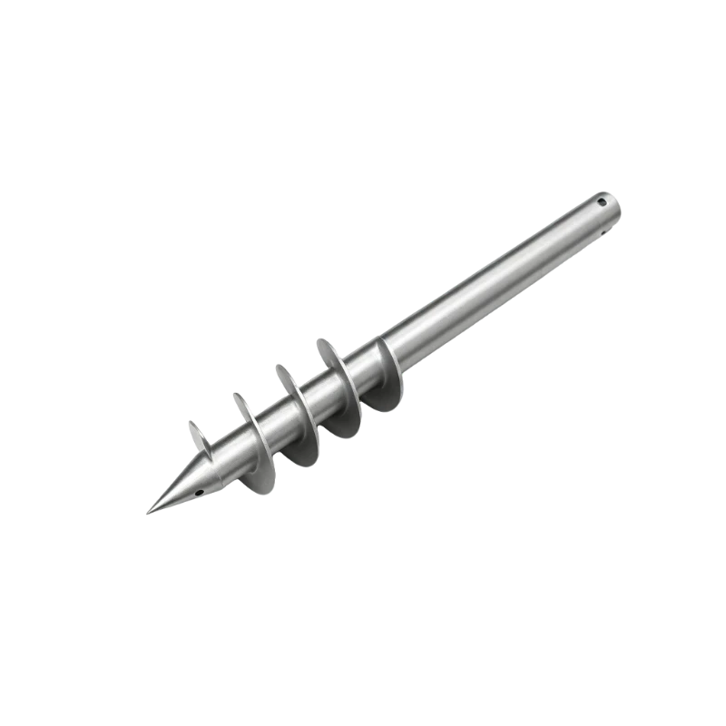mounting ground screw flangeless showcase