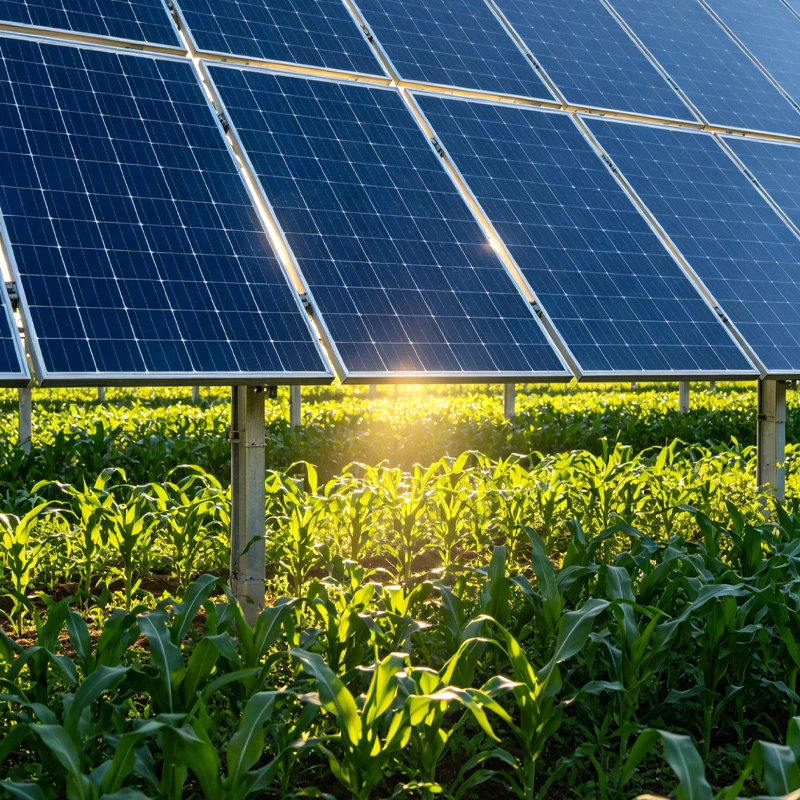 steel profile agrivoltaic structure