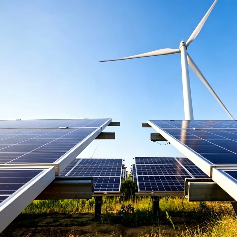 steel profile ground pv plant overview