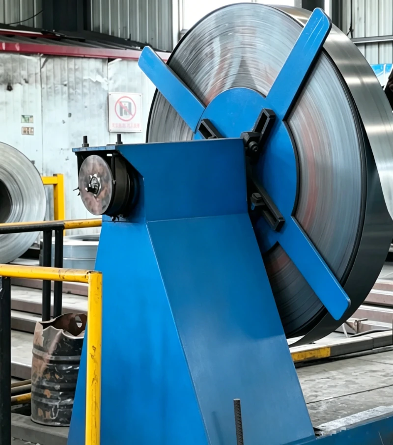 steel profile uncoiling process overview